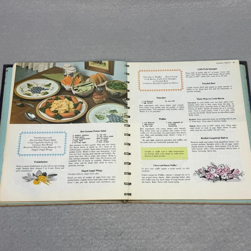 Vintage 1964 Betty Crocker New Dinner for Two Cookbook 1st Ed 1st Print Ring